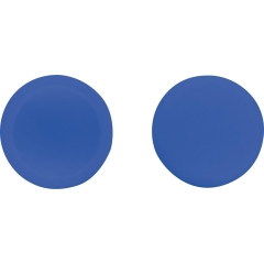 LUX Zaślepka 12 mm plastikowa niebieska 8 szt