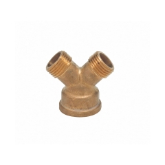 Rozdzielacz 2-drożny mosiężny 24,1 mm (Rp 3/4") GW