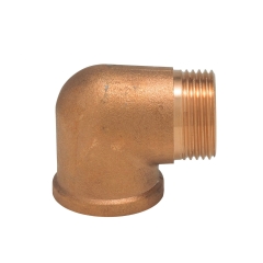Kolanko mosiężne 30,3 mm (Rp 1") / 33,3 mm (R 1") GW / GZ