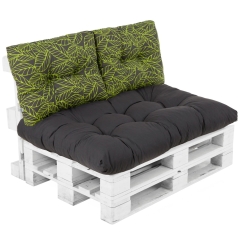 Patio Poduszki na palety oparcie liście - 2 szt