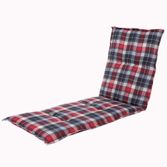 PATIO Poduszka XENON na leżankę czerwona krata