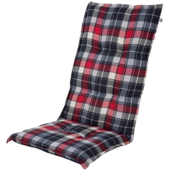 PATIO Poduszka XENON na fotel czerwona krata