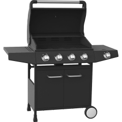 Grill gazowy 4+1 palnikowy 16,3 kW 130x58x107 cm