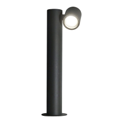Słupek ogrodowy PINO regulowany czarny mat 1x10W GU10 44 cm