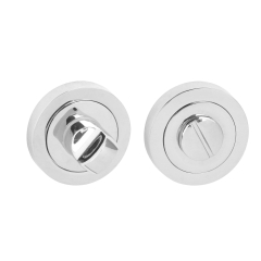 Domino Szyld okrągły z zamkiem WC 950 chrom