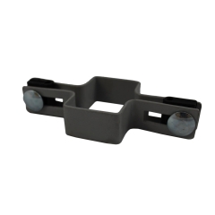 Jarmex Obejma słupka 4 cm x 6 cm pośrednia antracyt mat
