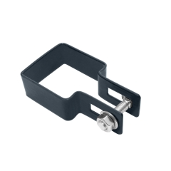 Polargos Obejma słupka 5 cm x 5 cm końcowa Greta Lux3 czarny półmat