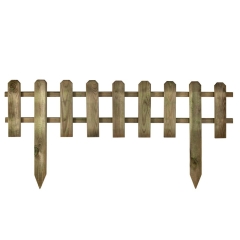 Delta Gartenholz Płotek rabatkowy 100 cm x 25 cm