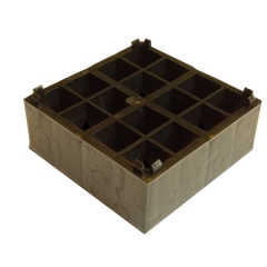 S&Garden Podstawka pod wspornik legaru K38 Harpun 10 cm x 10 cm x 3,8 cm