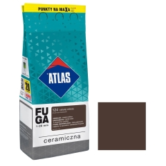 Atlas Fuga ceramiczna 124 ciemne wenge 2 kg