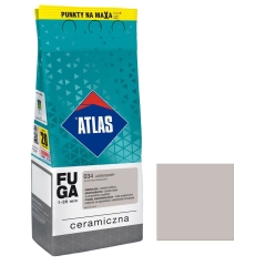 Atlas Fuga ceramiczna 034 jasnoszary 2 kg