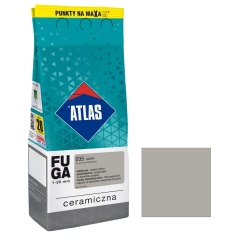 Atlas Fuga ceramiczna 035 szary 2 kg