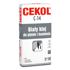 Cekol Biały klej do płytek i kamienia C-14