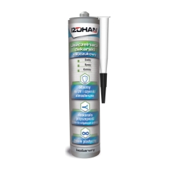 IZOHAN Uszczelniacz dekarski kauczukowy bezbarwny 290 ml
