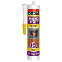 Soudal Uszczelniacz do pieców 280 ml czarny