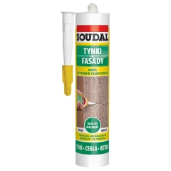 Soudal Akryl do tynków 280 ml biały