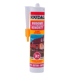Soudal Silikon neutralny 280 ml bezbarwny