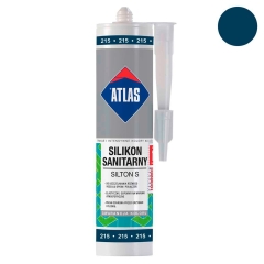 Atlas Silikon sanitarny Silton S 215 atramentowy 280 ml