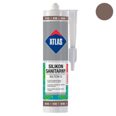 Atlas Silikon sanitarny Silton S 036 ciemnoszary 280 ml