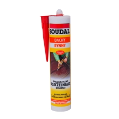 Soudal Uszczelniacz dekarski 280 ml czerwony
