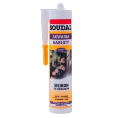 Soudal Silikon akwarystyczny 280 ml beż