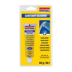Soudal Silikon sanitarny 60 ml biały