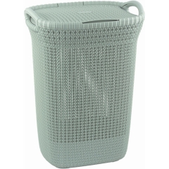 Curver Kosz na bieliznę Knit szaro-błękitny 57 l