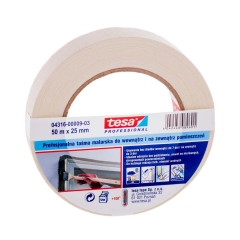 Tesa Taśma malarska profesjonalna do wewnatrz i na zewnątrz 25 mm x 50 m
