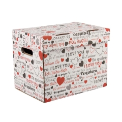 Global-Pak Pudło kartonowe One Love 34 cm x 25 cm x 26 cm