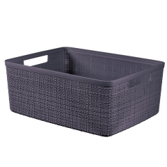 Koszyk S JUTE fioletowo-brązowy 5 l