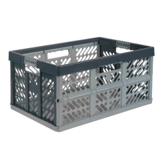 Kosz składany KlappBox srebrny 45 l