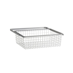 Kosz z ramą wysuwany platinum 60,5 cm x 43 cm x 18,5 cm