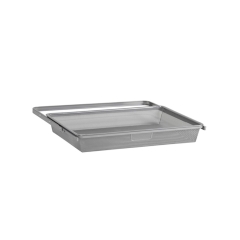 Kosz MESH z ramą wysuwany platinum 60,5 cm x 43 cm x 8,5 cm