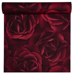 Tapeta RED ROSE winylowa na flizelinie czerwona