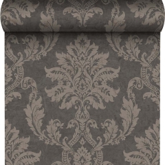 Tapeta PERSIAN DAMASK winylowa na flizelinie czarna