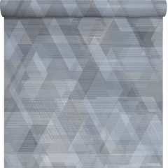 Tapeta GEOMETRIA winylowa na flizelinie granatowa