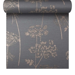 Tapeta WILD FLOWER winylowa na flizelinie miedziana