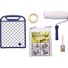 LUX-TOOLS Zestaw malarski wałek + taśma + kratka