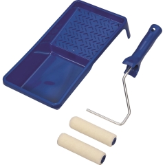 LUX-TOOLS Zestaw wałek welurowy 10 cm + uchwyt + kuweta