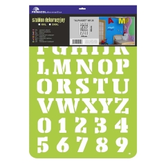 Primacol Szablon dekoracyjny XXL nr 28 Alphabet