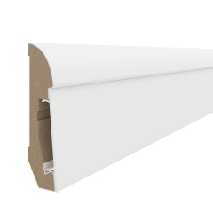 Vox Listwa przypodłogowa Estilo, kolor biały, wym. 16 mm x 65 mm x 2400 mm