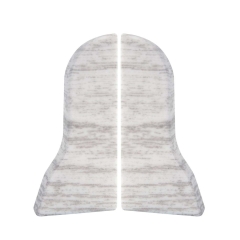 Zakończenie UNI, do listwy LMX, kolor jesion północny, wym. 20 mm x 46 mm