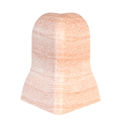 Narożnik zewnętrzny UNI, do listwy LMX, kolor jesion, wym. 20 mm x 46 mm