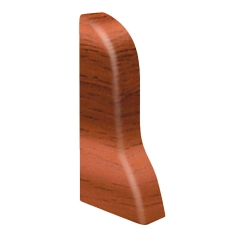 Zakończenie prawe, do listwy LMX, kolor orzech naturalny, wym. 20 mm x 46 mm