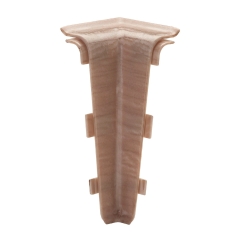 Narożnik wewnętrzny, do listwy Indo, kolor dąb lingburg, wym. 26 mm x 70 mm