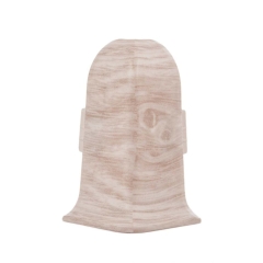 Vilo Narożnik zewnętrzny do listwy Izzi, kolor dąb mleczny wym. 21 x 55 mm