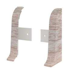 Vilo Zakończenie do listwy Izzi, kolor dąb mleczny wym. 21 x 55 mm