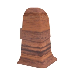 Vilo Narożnik zewnętrzny do listwy Izzi, kolor orzech ciemny wym. 21 x 55 mm