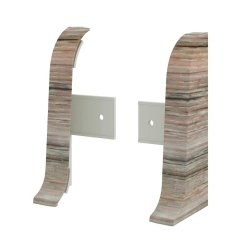 Vilo Zakończenie do listwy Izzi, kolor dąb graysland, wym. 21 x 55 mm