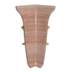 Narożnik wewnętrzny, do listwy LM 60, kolor dąb złoty, wym. 20,5 mm x 60 mm